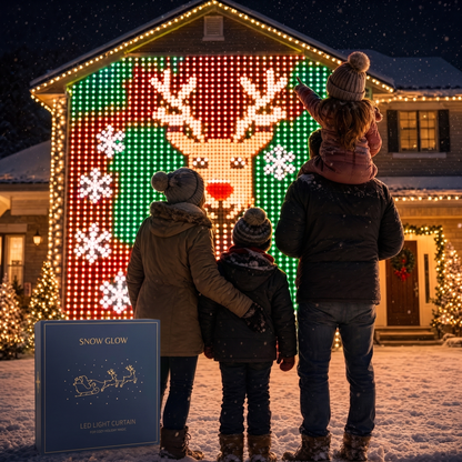 Snow Glow™ LED Christmas Curtain